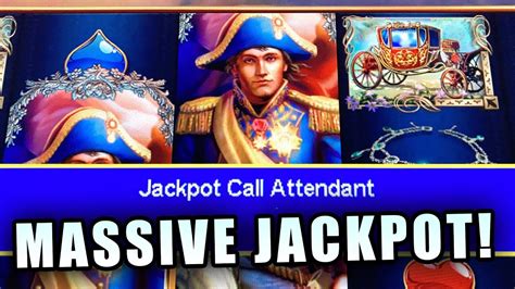 **MASSIVE JACKPOT ** NAPOLEON & JOSEPHINE slot .